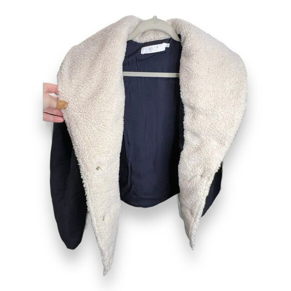 ASTR the label Women's Nadine Jacket Large, Navy NWOT - Picture 6 of 7